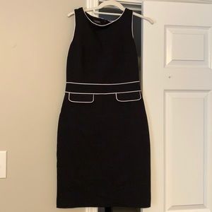 Talbots b/w dress Size 2